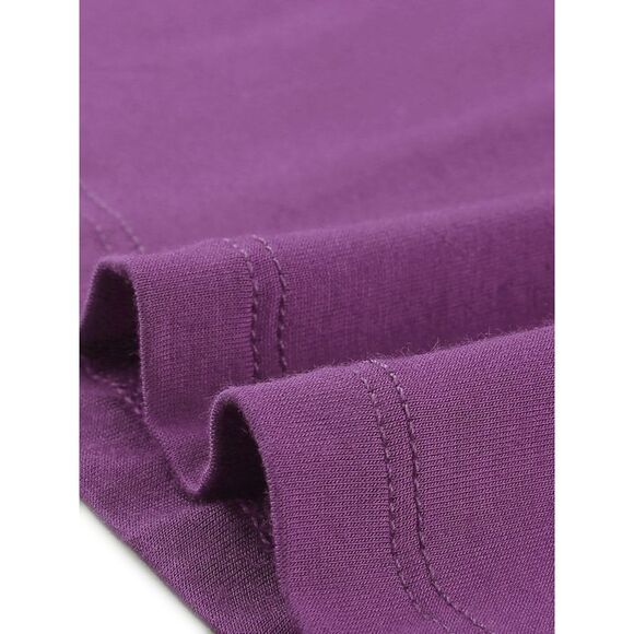 Lingerie Chemise Pajama Dress Sleeveless Racer Back Full Slip Nightgowns Purple - Picture 5 of 5